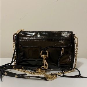 REBECCAMINKOFFCOLOR NEGRO PATENT LEATHER